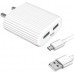 Quantum QWC-24211 2.4 A Multiport Mobile Charger with Detachable Cable ( Cable Included)